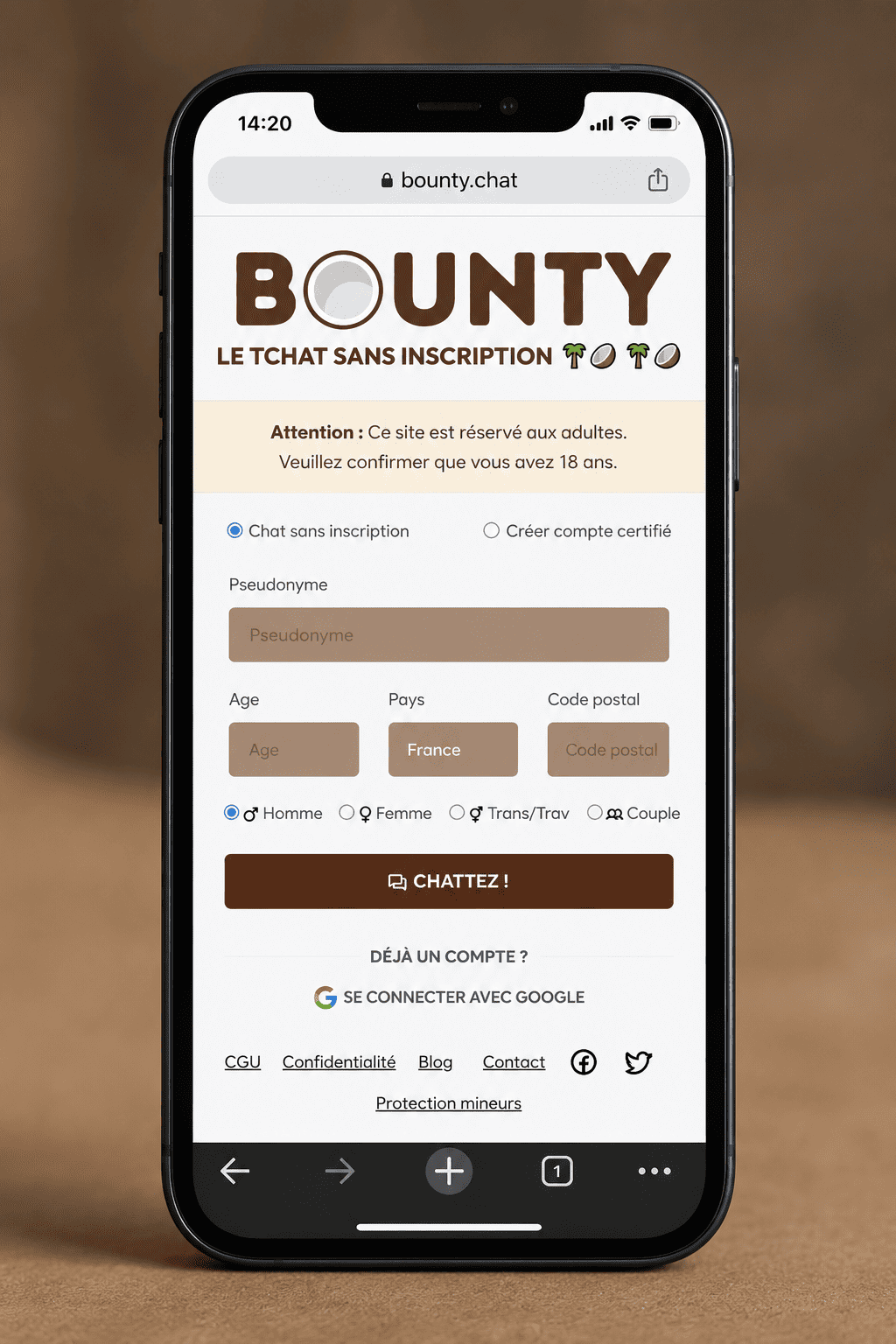 Bounty.chat impossible de se connecter et fermeture du site